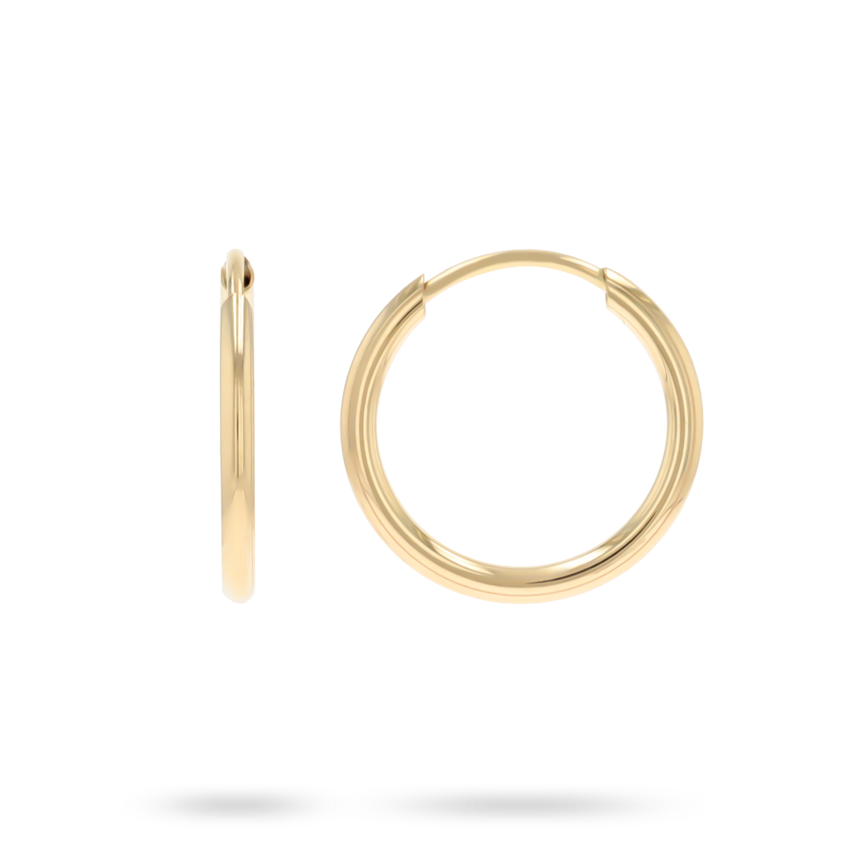 9ct Yellow Gold Thin Sleeper Earrings