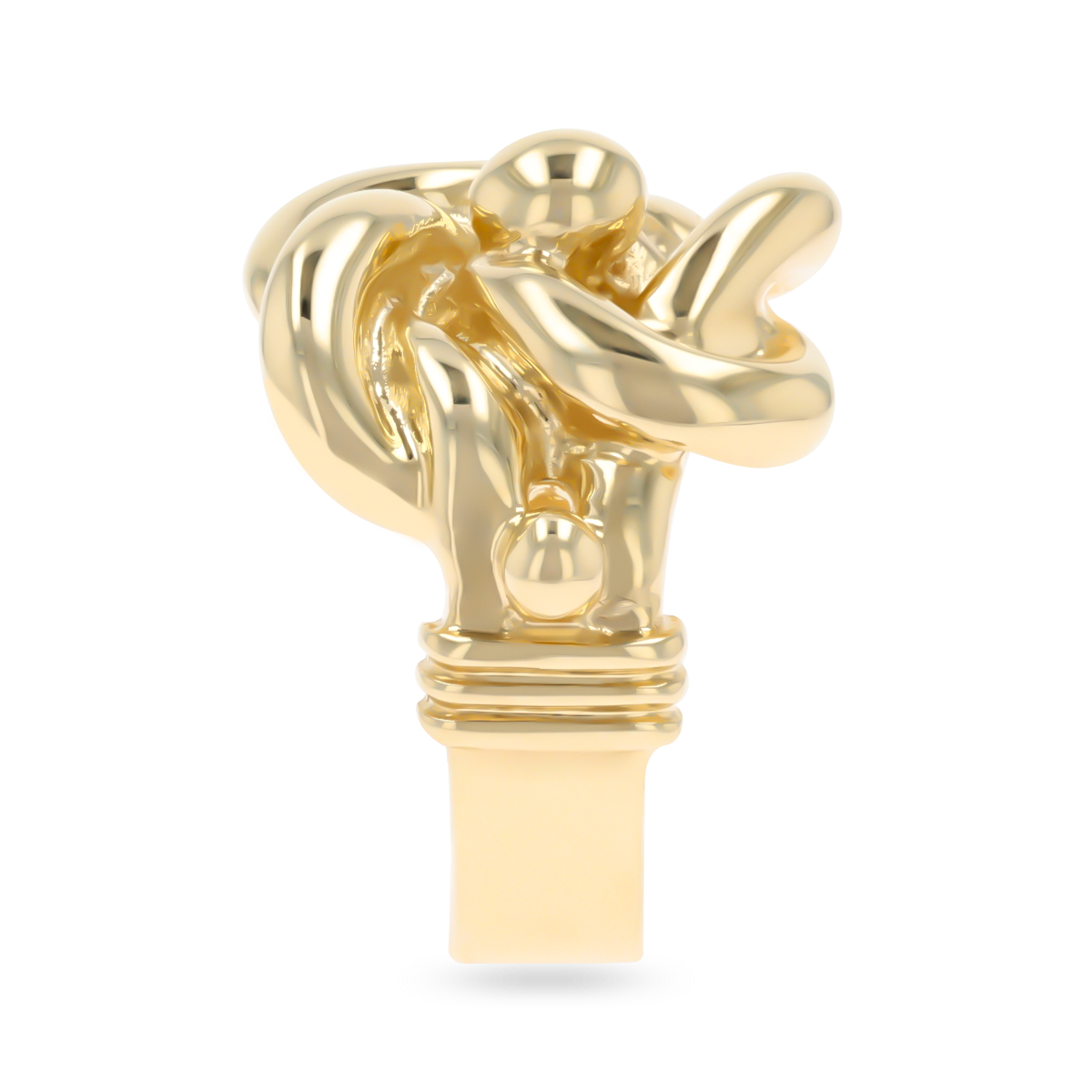 9ct Yellow Gold Medium Size Knot Ring