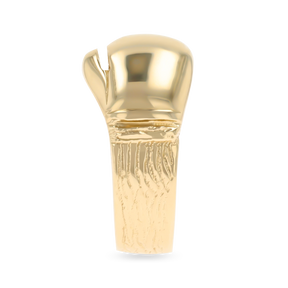 9ct Yellow Gold Plain Boxing Glove Ring