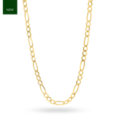 9ct Yellow Gold 2.8mm Figaro Chain