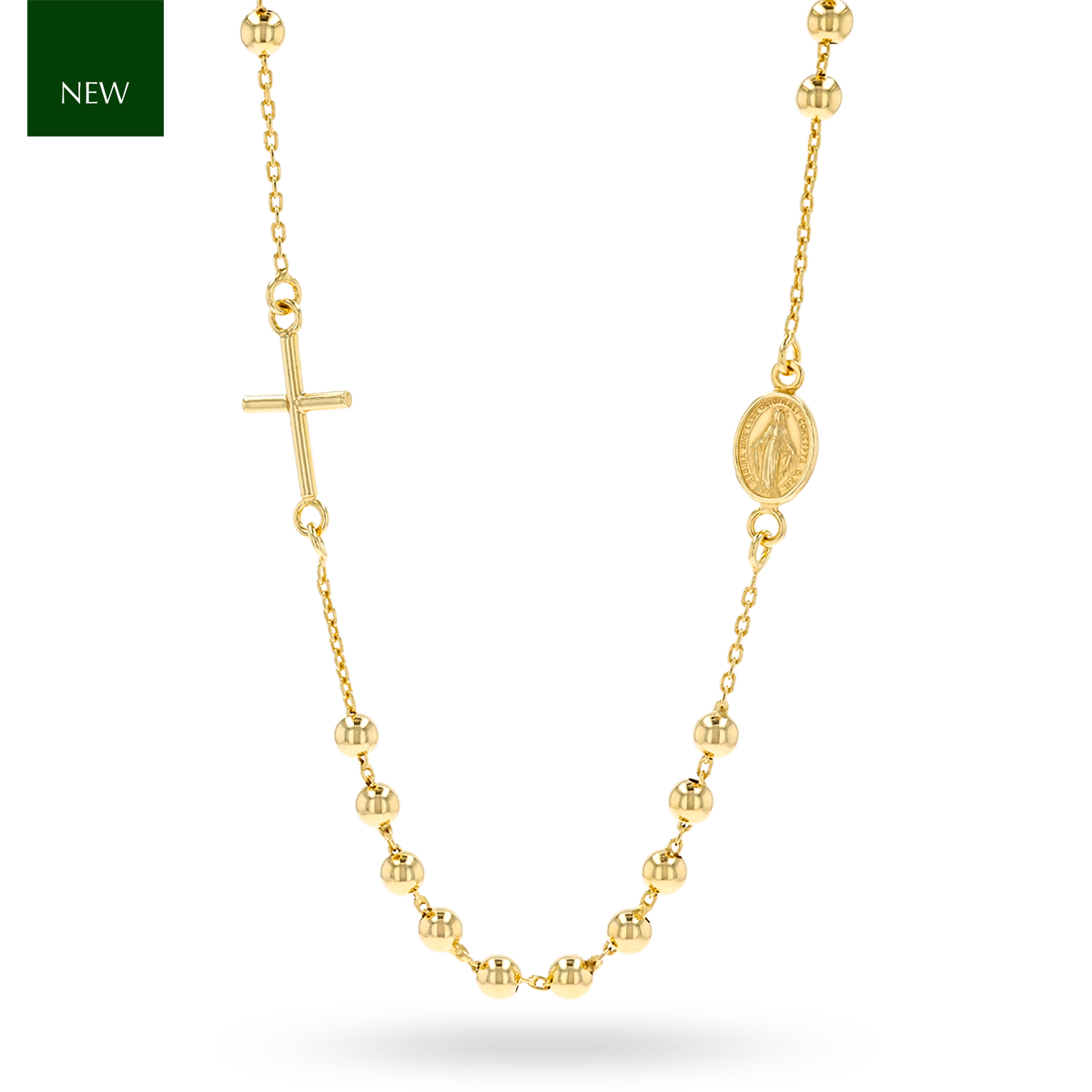 9ct Yellow Gold 18" Rosary Chain