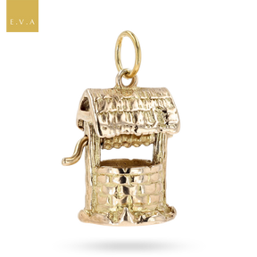 9ct Yellow Gold Wishing Well Charm