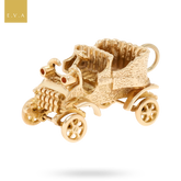 9ct Yellow Gold Vintage Touring Car Charm