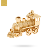 9ct Yellow Gold Steam Train Charm