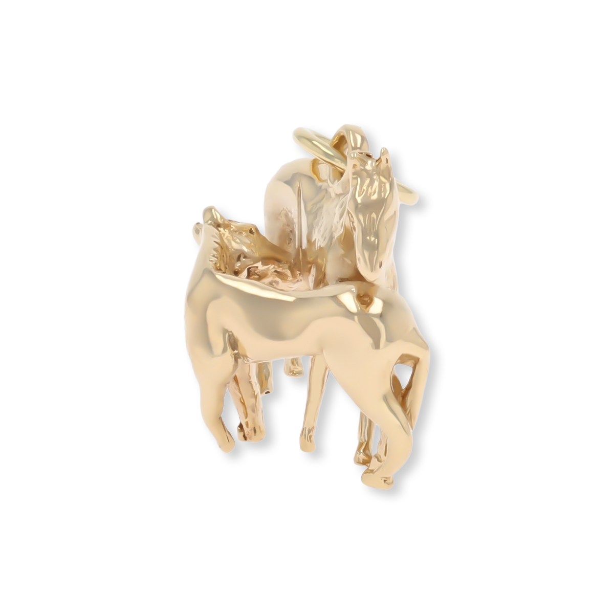 9ct Yellow Gold Horse & Foal Charm