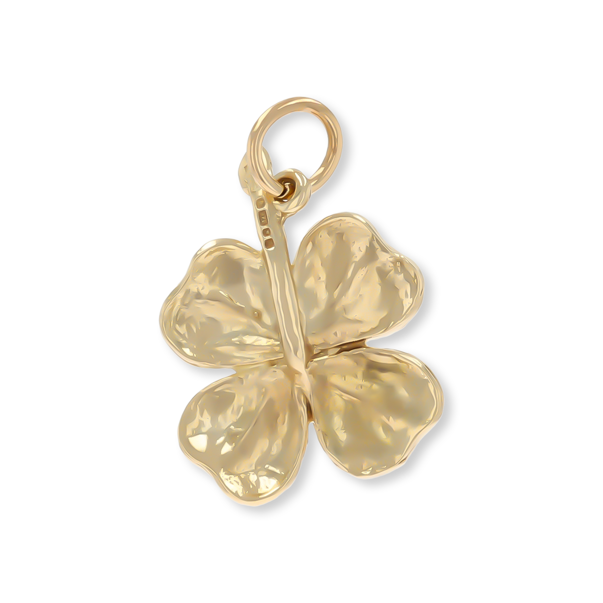 9ct Yellow Gold Four Leaf Clover Pendant