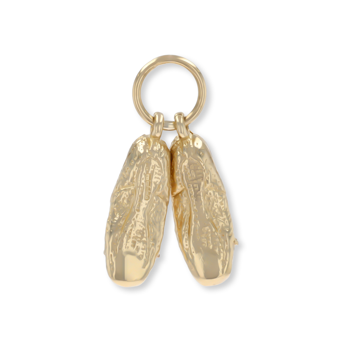 9ct Yellow Gold Ballet Slippers Pendant