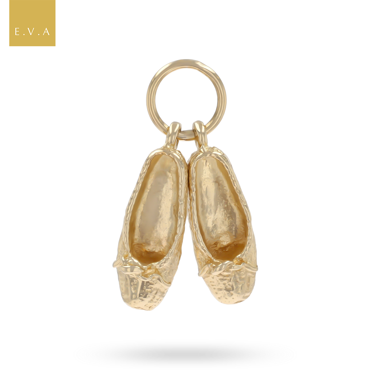 9ct Yellow Gold Ballet Slippers Pendant