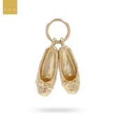 9ct Yellow Gold Ballet Slippers Pendant