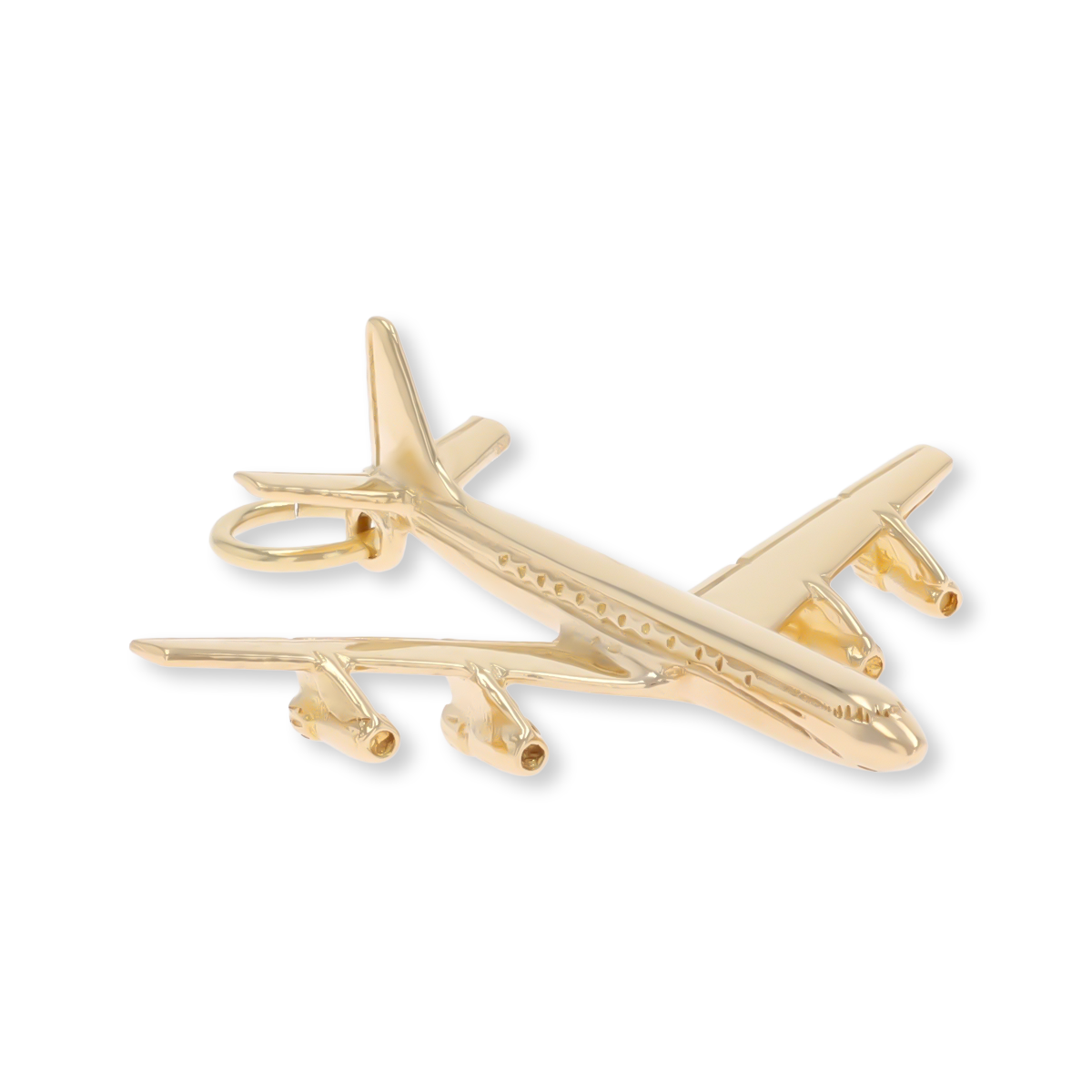 9ct Yellow Gold Areoplane Charm