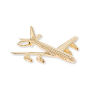 9ct Yellow Gold Areoplane Charm