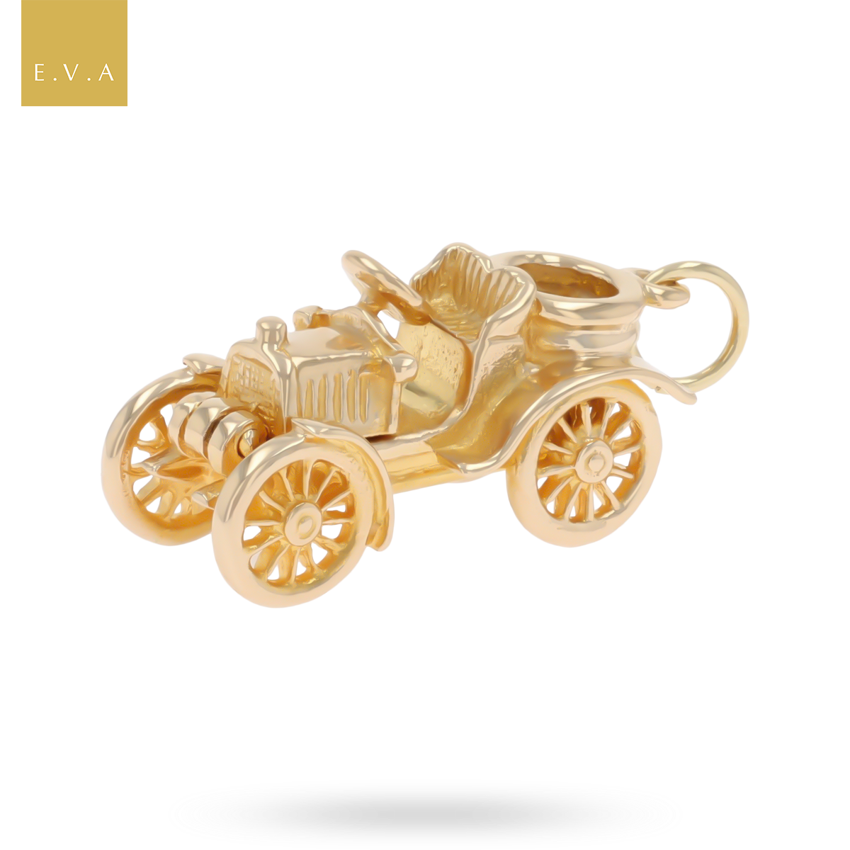9ct Yellow Gold Motor Car Opening Charm