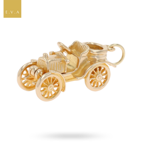 9ct Yellow Gold Motor Car Opening Charm