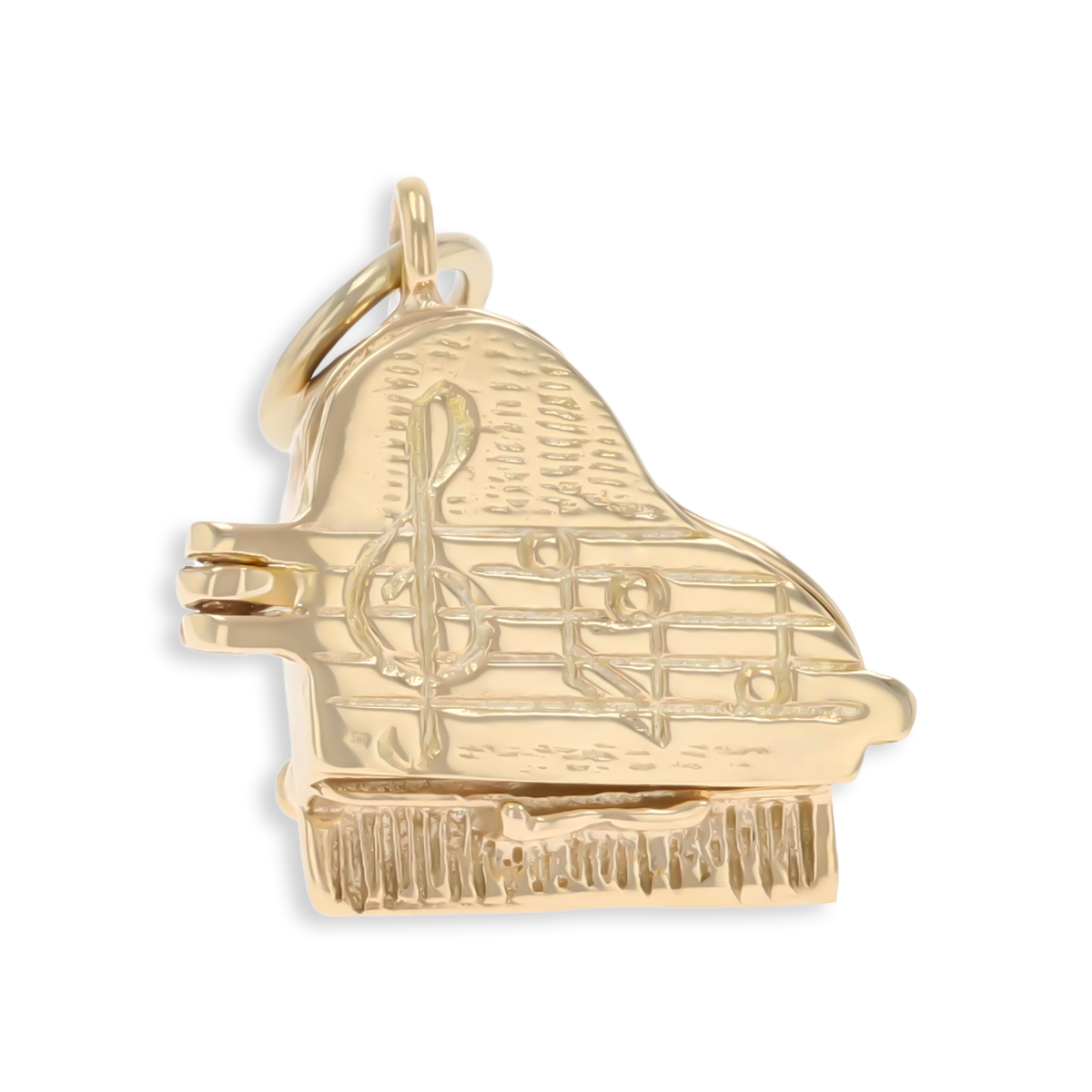 9ct Yellow Gold Small Piano Opening Charm