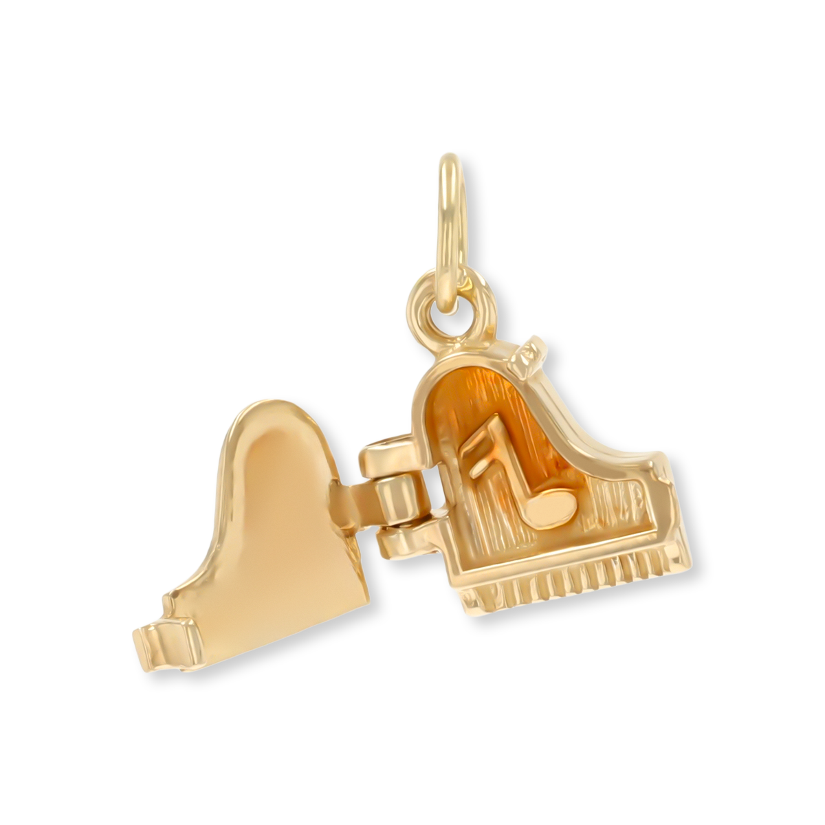 9ct Yellow Gold Mini Piano Opening Charm