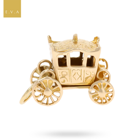 9ct Yellow Gold Carriage Opening Charm