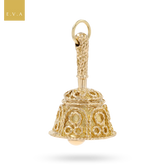 9ct Yellow Gold Ringing Bell Charm