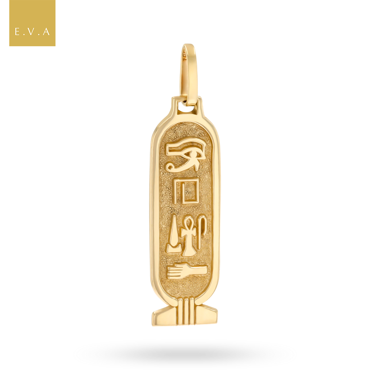 9ct Yellow Gold Egyptian Cartouche Pendant