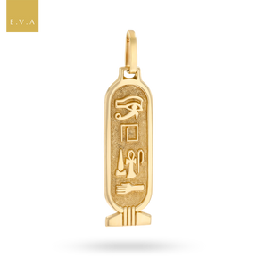 9ct Yellow Gold Egyptian Cartouche Pendant