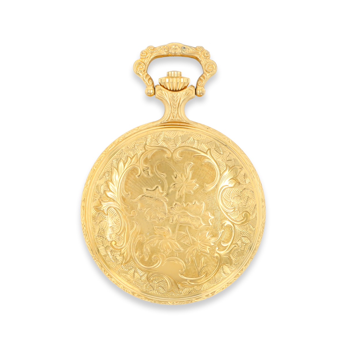 Jean Pierre Masonic Full Hunter Gold Plated Pocket Watch