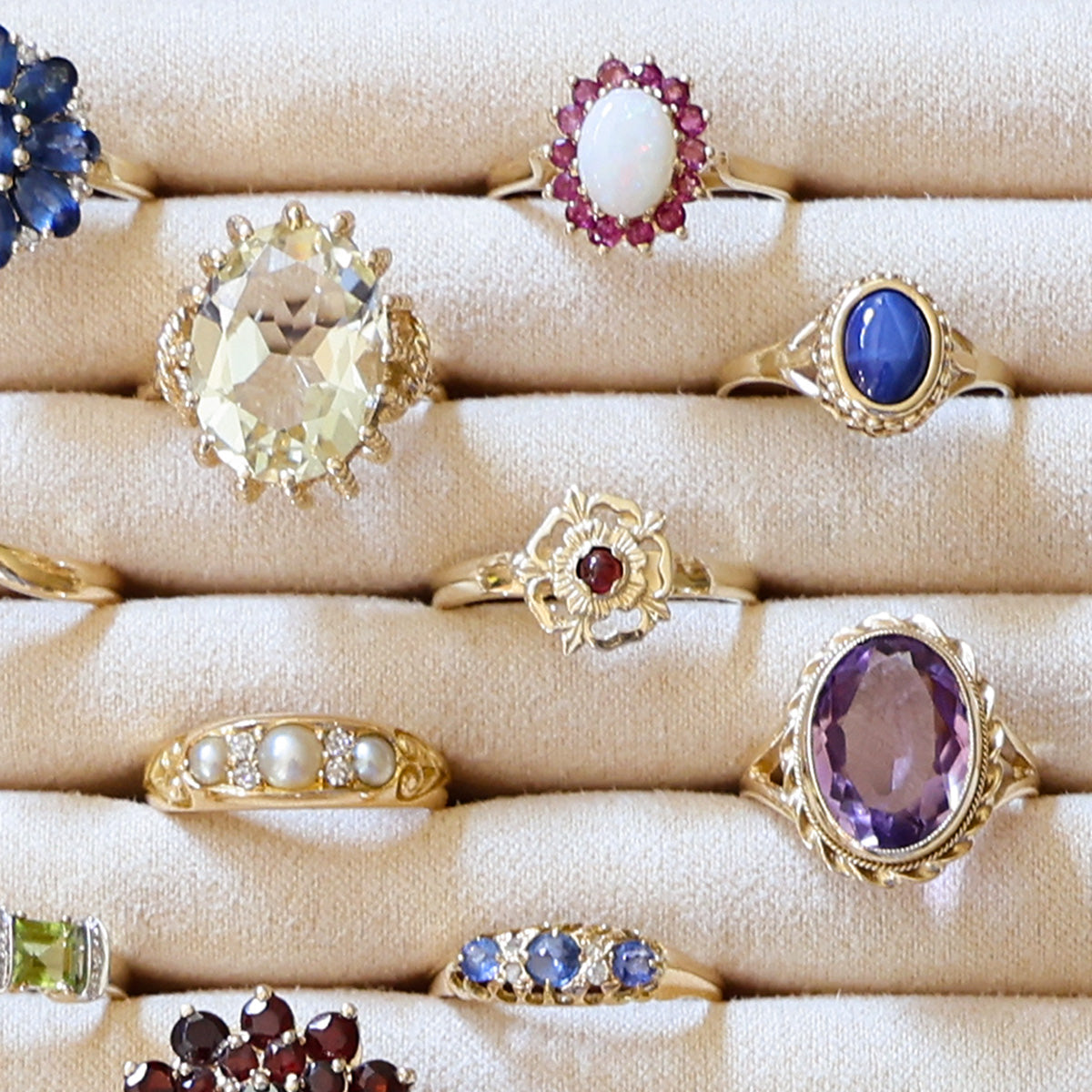 A selection of Vintage Rings