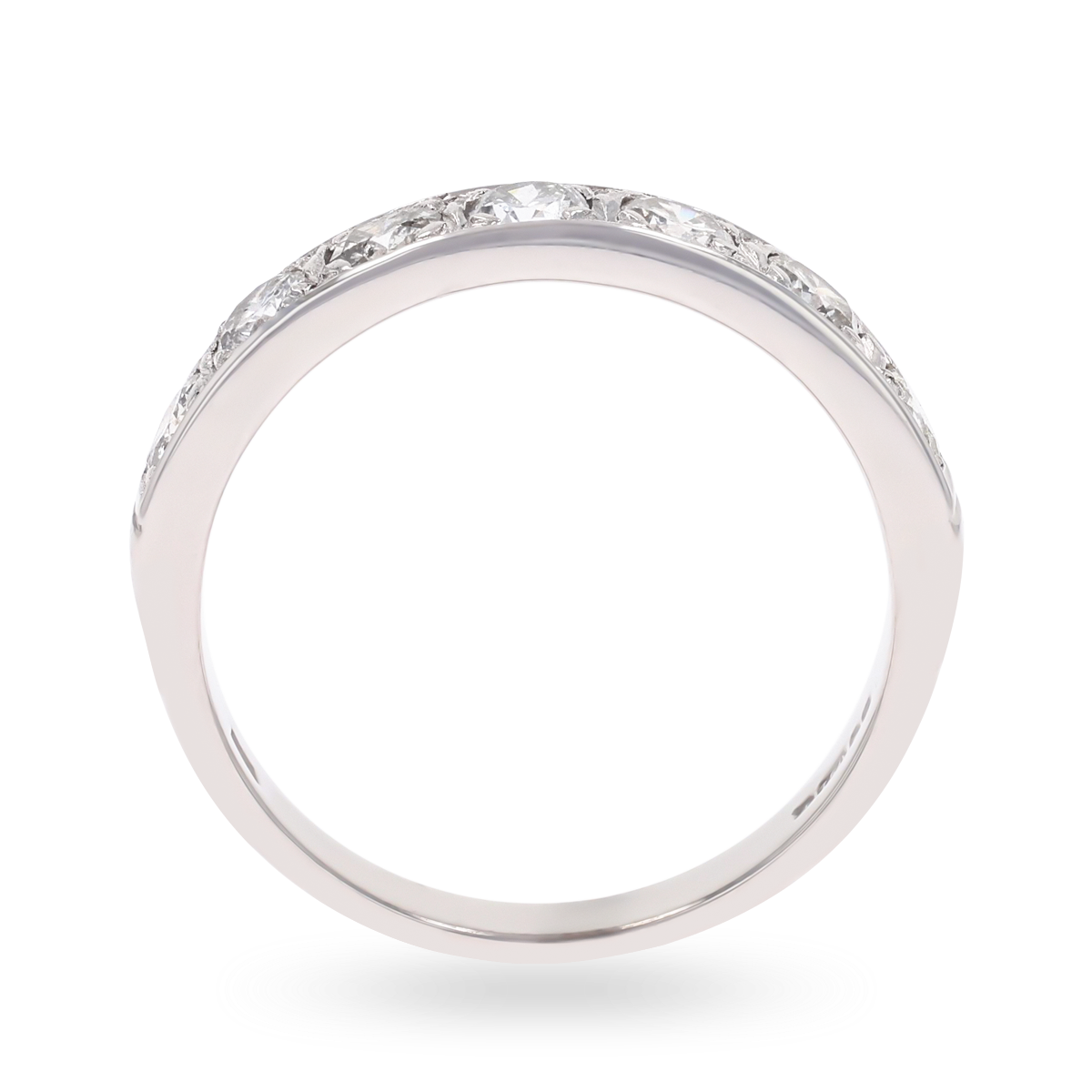 18ct White Gold Diamond Set Seven Stone Ring