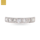 18ct White Gold Diamond Set Seven Stone Ring