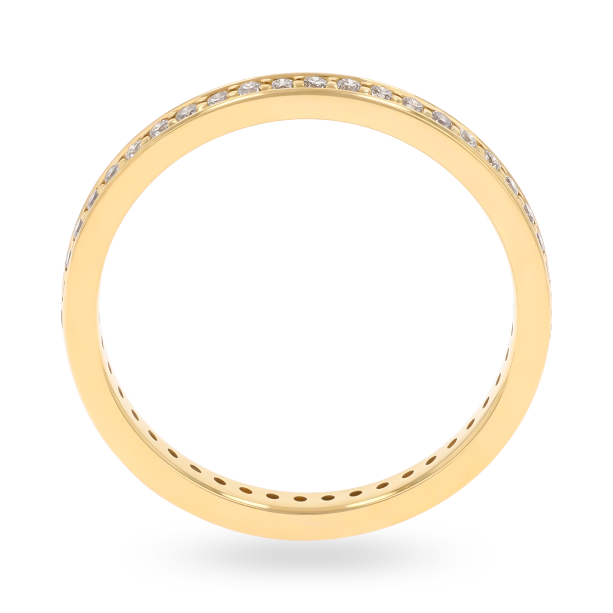 18ct Yellow Gold 0.40ct Round Brilliant Cut Diamond Full Eternity Ring