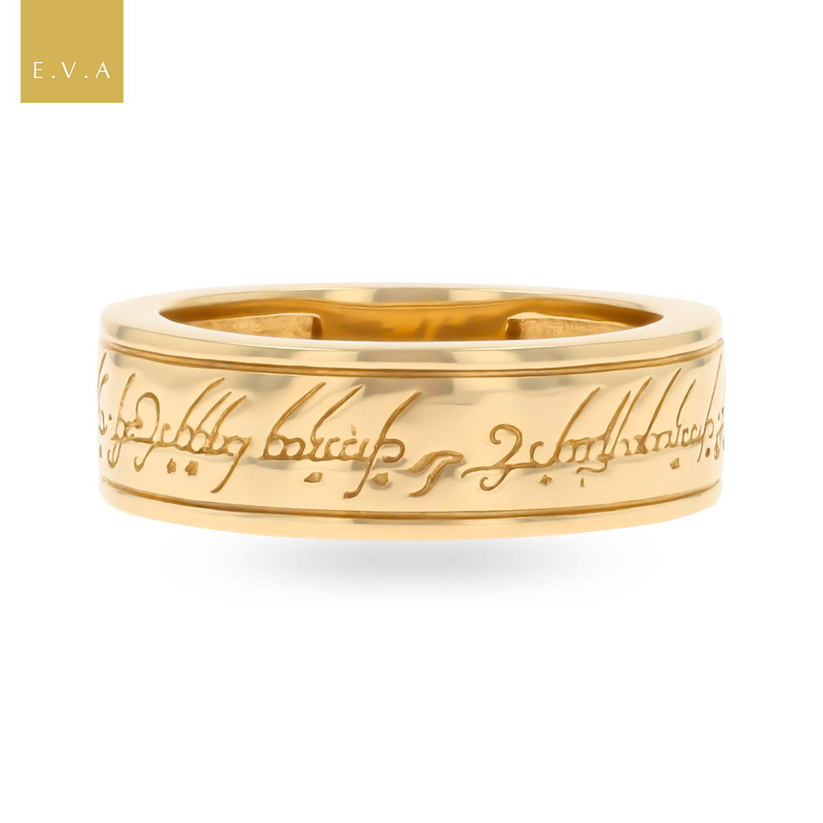 9ct Yellow Gold 'Lords of the Rings' Band