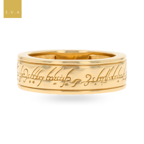 9ct Yellow Gold 'Lords of the Rings' Band