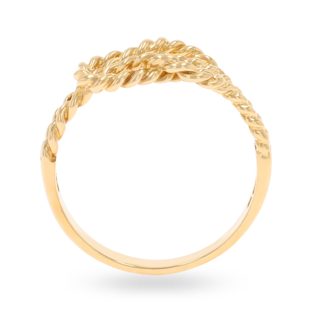 9ct Yellow Gold Twisted Love Knot Ring