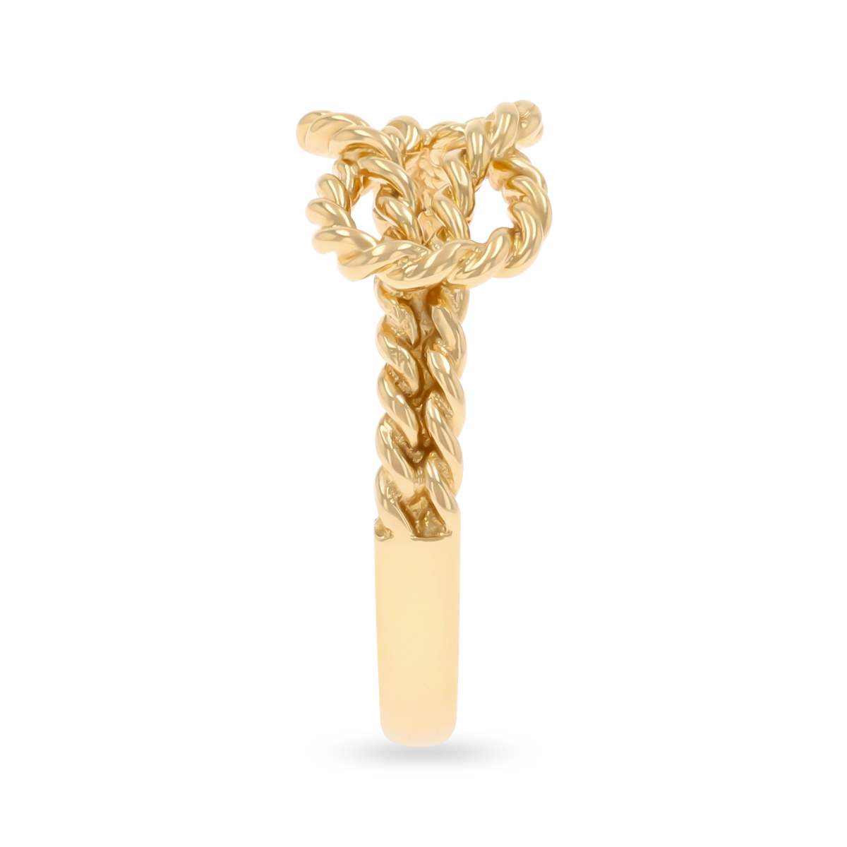 9ct Yellow Gold Twisted Love Knot Ring