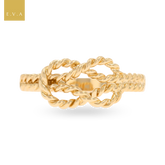 9ct Yellow Gold Twisted Love Knot Ring