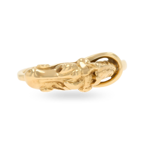 9ct Yellow Gold Equestrian Horse Ring