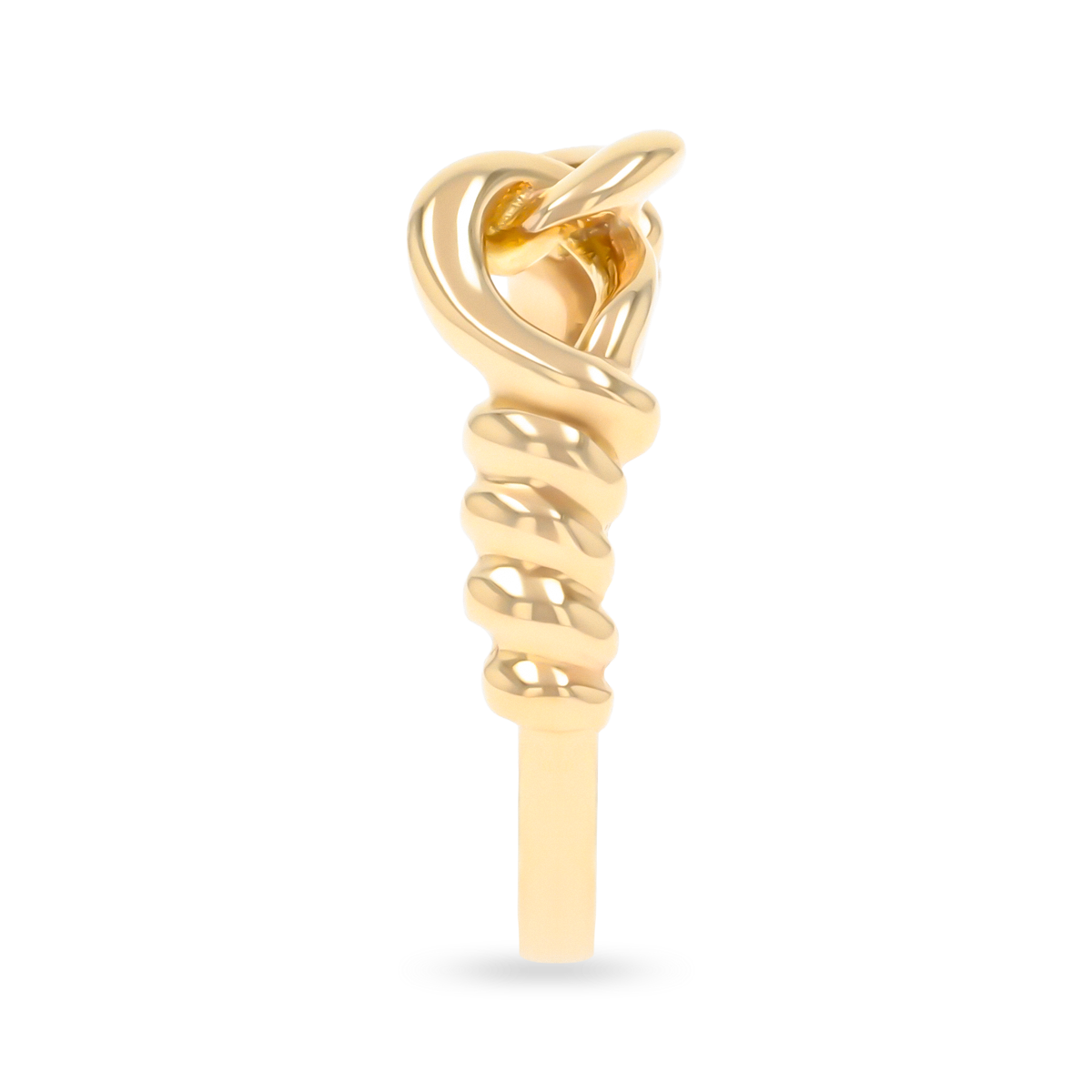 9ct Yellow Gold Entwined Double Loop Ring