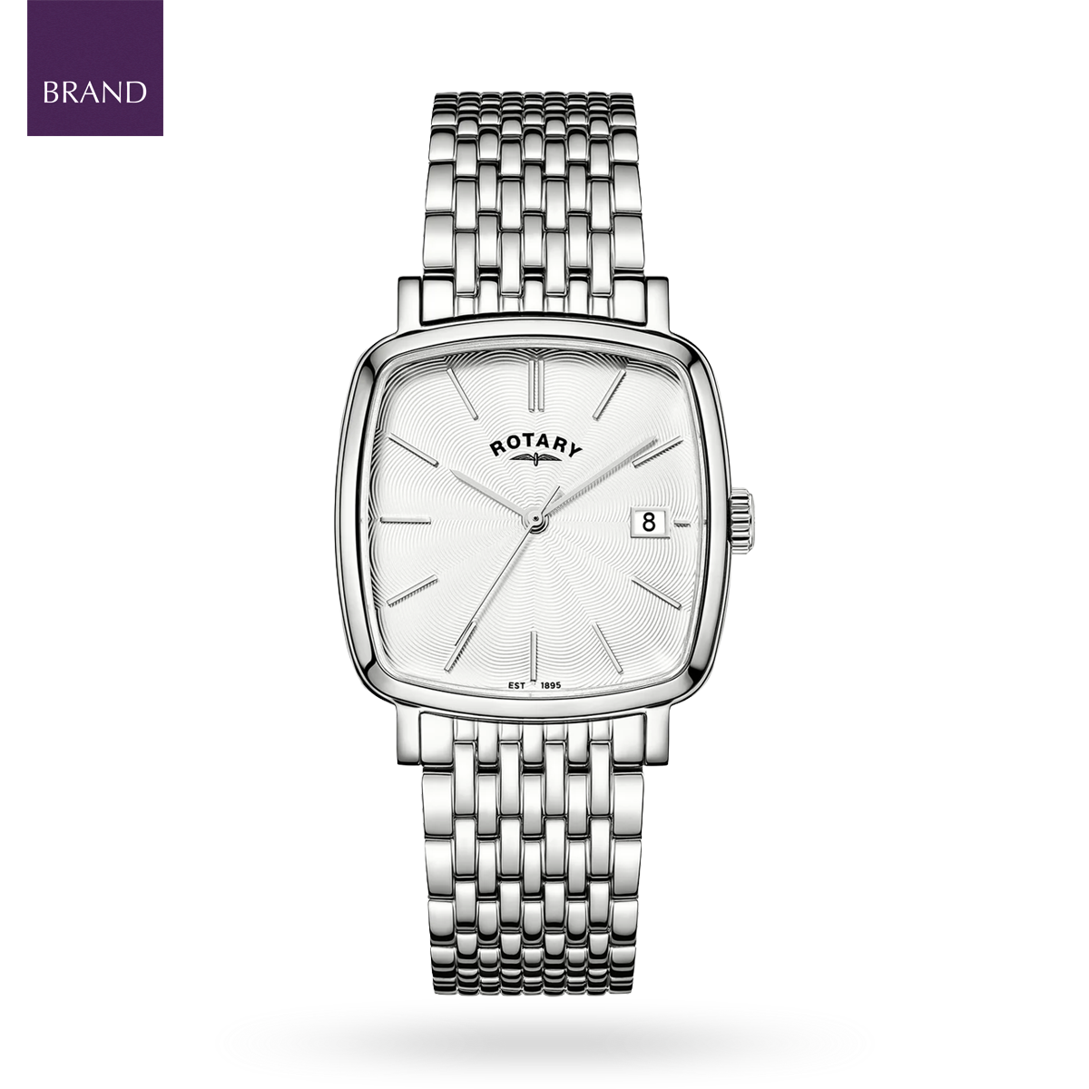 Rotary Heritage Astoria, White Dial with Stainless Steel Bracelet RGB05307/08
