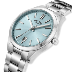 Rotary Heritage Watch, Blue Dial with Stainless Steel Bracelet - RGB05520/77