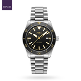 Rotary Apex 100 Watch, Black Bezel with Stainless Steel Bracelet - RGB10001/06