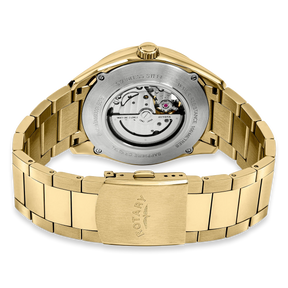 Rotary Seamatic Eclipse Automatic, Grey Dial with Gold Plated Bracelet - RGB10008/06