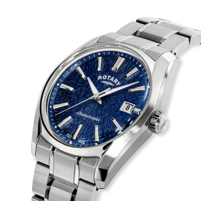 Rotary Lumen Automatic, Blue Dial with Stainless Steel Bracelet - RGB10011/05