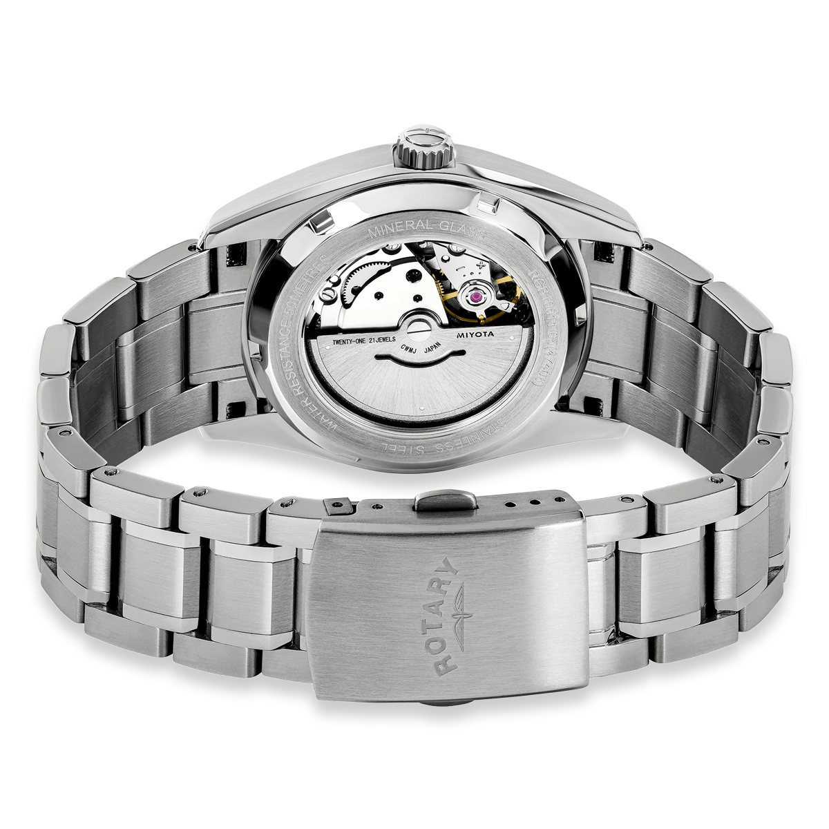 Rotary Lumen Automatic, Blue Dial with Stainless Steel Bracelet - RGB10011/05