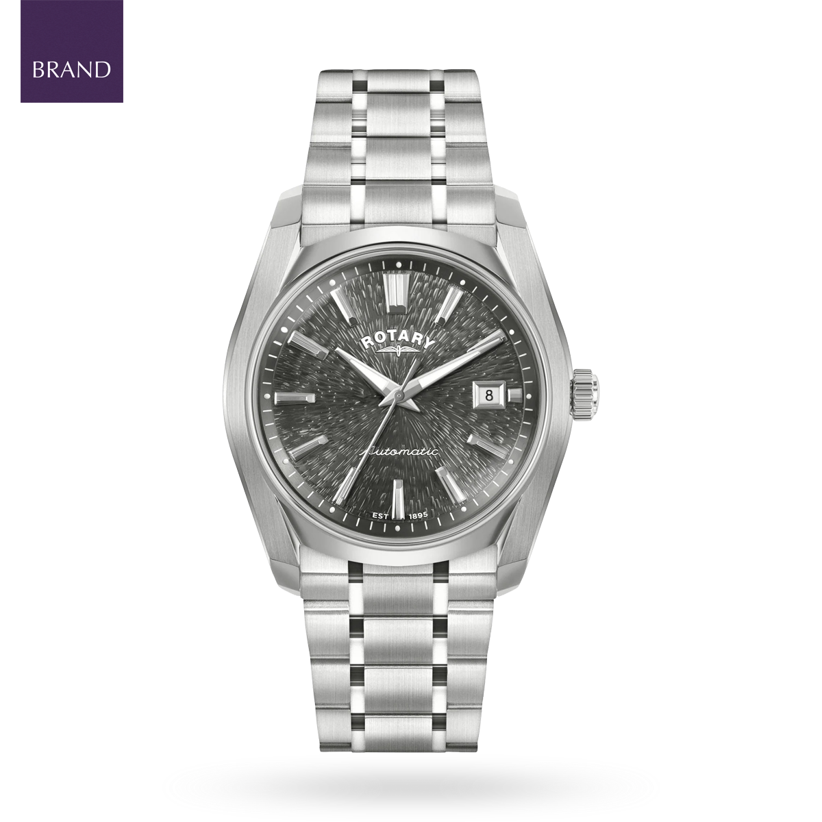 Rotary Lumen Automatic, Grey Dial with Stainless Steel Bracelet RGB10011/74