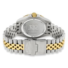 Rotary Apex 100 2-Tone Watch, Blue Dial with Stainless Steel Bracelet - RGB10018/05