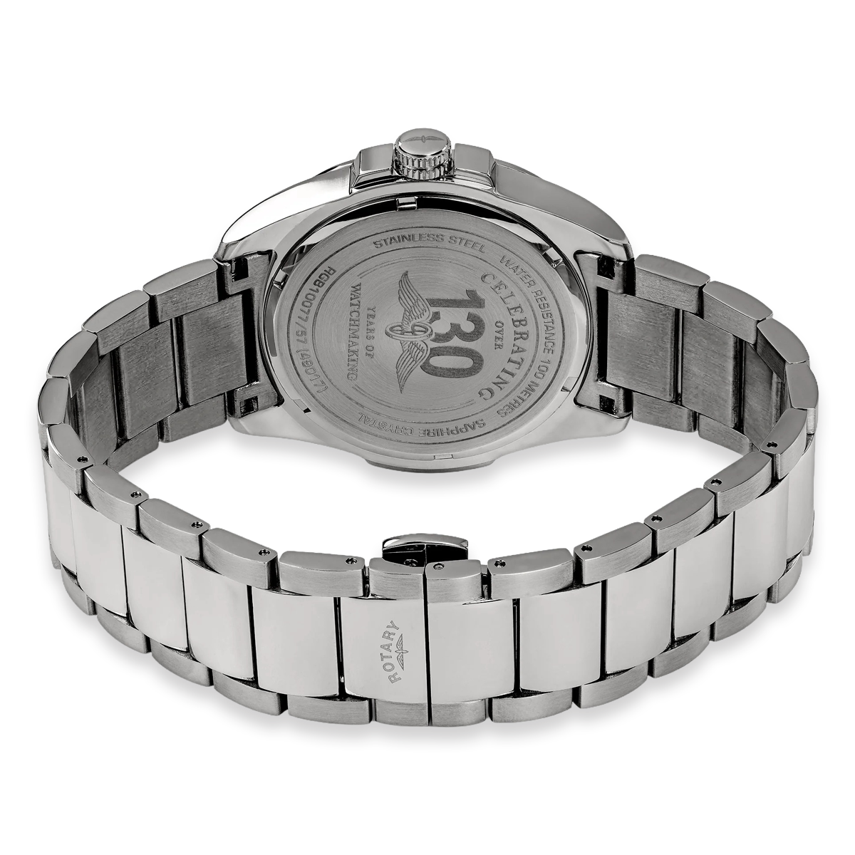 Rotary Apex 100, Light Blue Dial with Stainless Steel Bracelet RGB10077/57