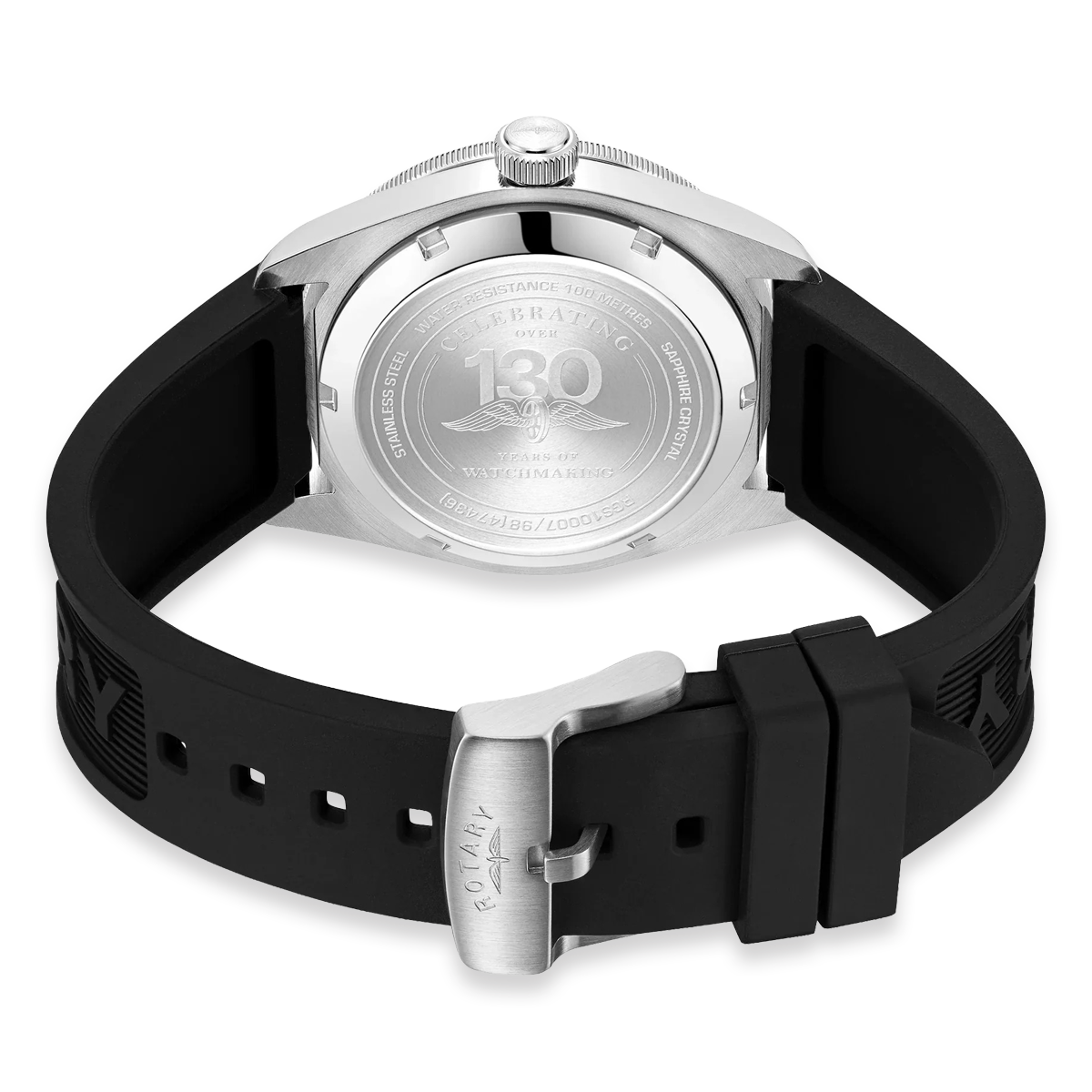 Rotary Apex 100, Red Bezel with Black Silicone Strap RGS10007/98