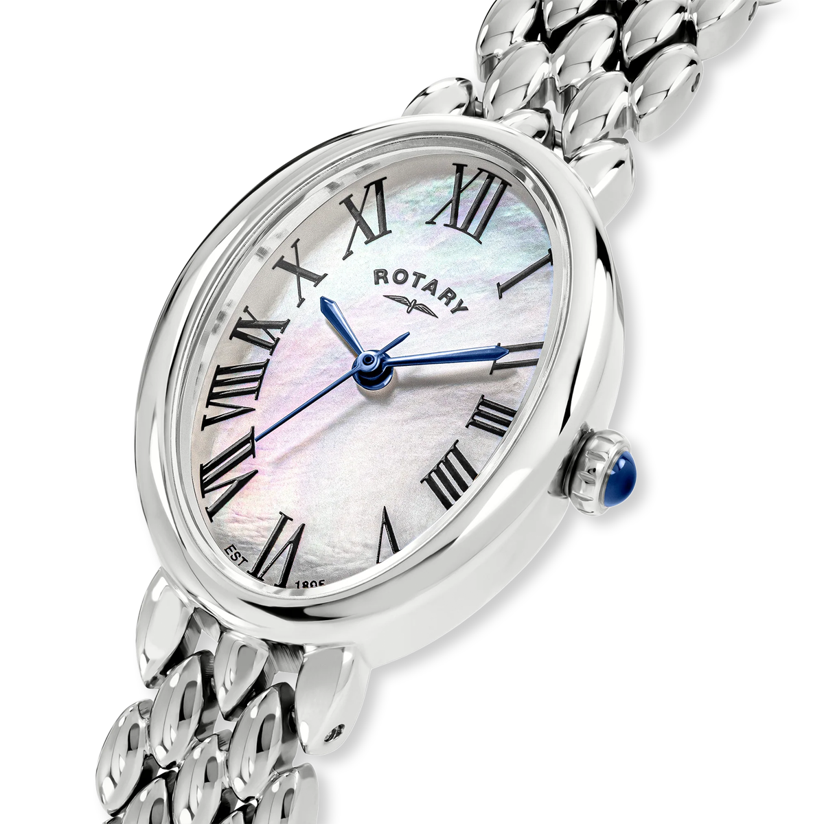 Rotary Heritage Astoria, Mother of Pearl Dial with Stainless Steel Bracelet - RLB10023/07