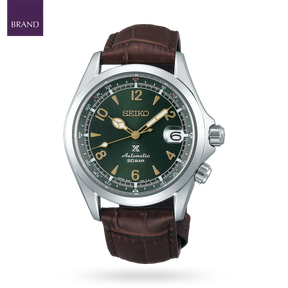 Prospex Alpinist Automatic Green Dial with Brown Leather Strap