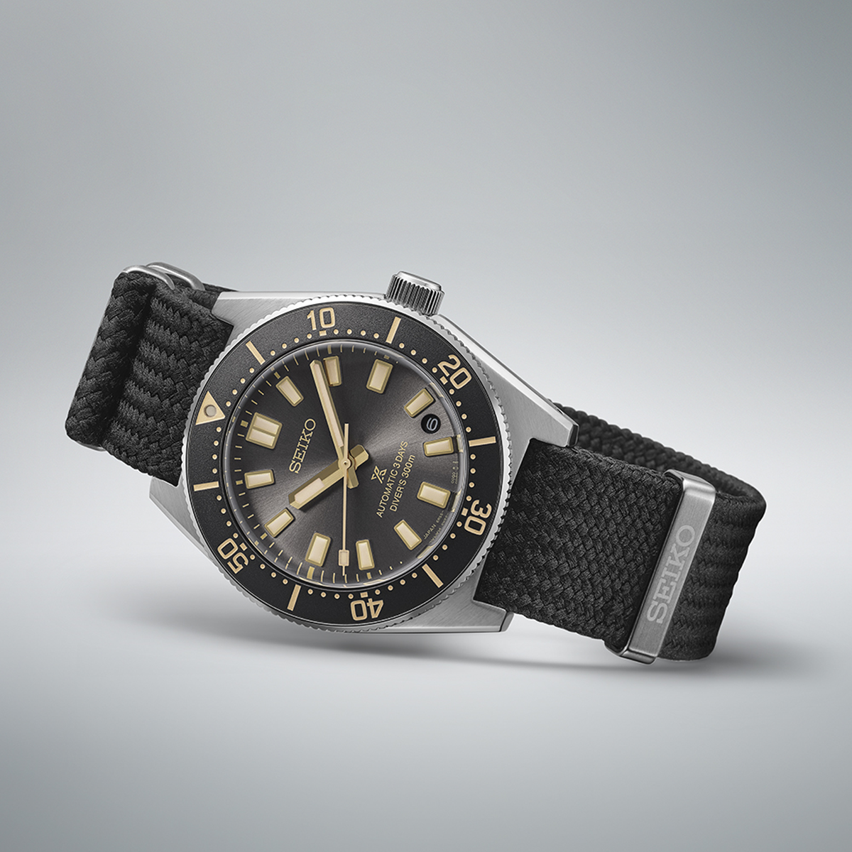 Seiko Prospex 1965 Heritage Diver’s Revival 3-day 300m In Tide Grey, 100th Anniversary Edition