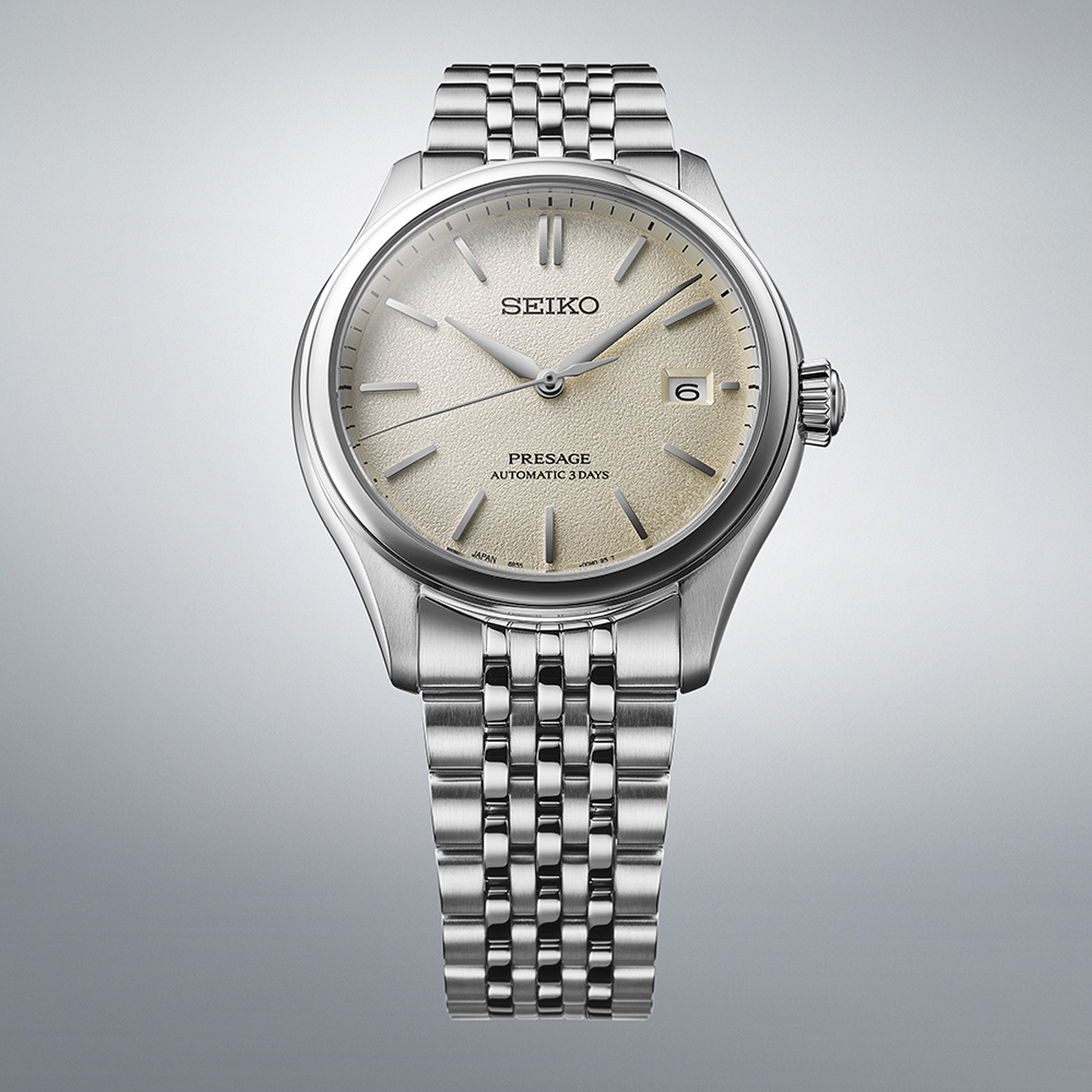 Seiko Presage Classic Series ‘Shiro-iro’, White Dial with Stainless Steel Bracelet - SPB463J1