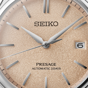 Seiko Presage Classic Series ‘Araigaki’, Peach Dial with Stainless Steel Bracelet - SPB467J1